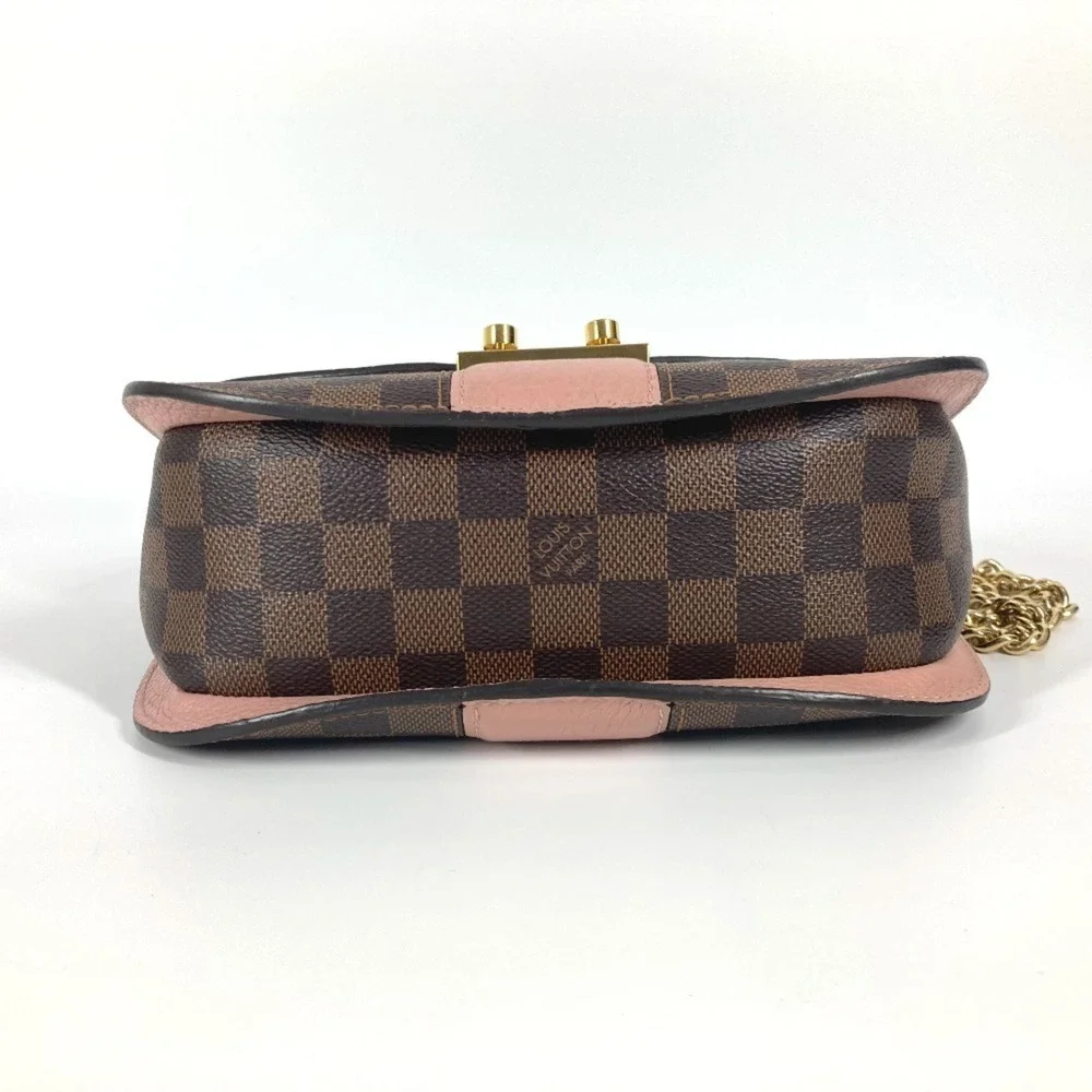 LOUIS VUITTON Authentic Brown Damier Canvas Pochette Shoulder Bag